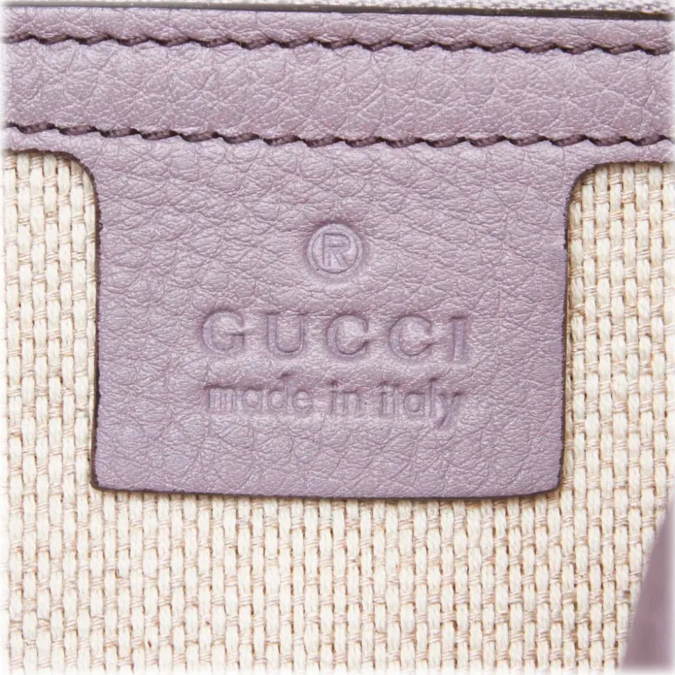 Gucci Vintage - Soho Chain Shoulder Bag - Purple - Leather Handbag - Luxury High Quality - Avvenice