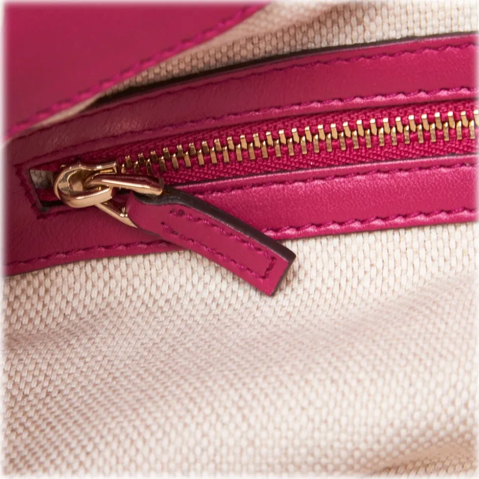 Gucci Vintage - Soho Patent Leather Chain Shoulder Bag - Pink - Leather Handbag - Luxury High Quality - Avvenice