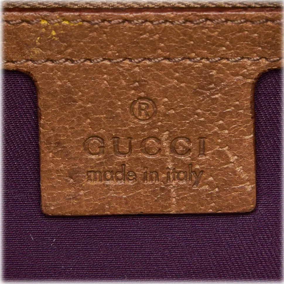 Gucci Vintage - Velour Horsebit Hobo Bag - Brown - Leather Handbag - Luxury High Quality - Avvenice