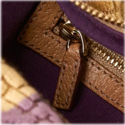 Gucci Vintage - Velour Horsebit Hobo Bag - Brown - Leather Handbag - Luxury High Quality - Avvenice