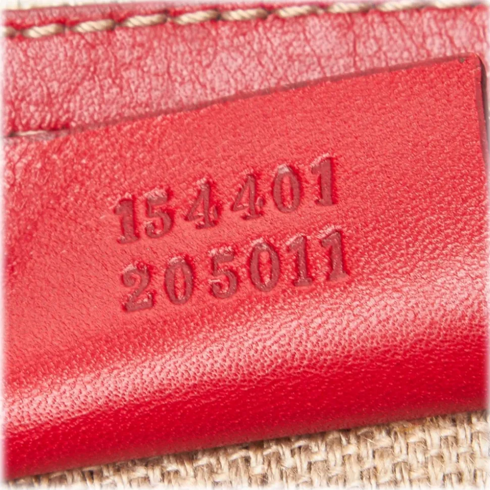 Gucci Vintage - Web Leather Shoulder Bag - Red - Leather Handbag - Luxury High Quality - Avvenice