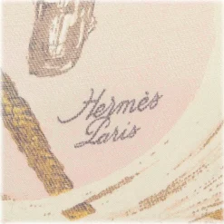 Hermès Vintage - A Propos De Bottes Silk Scarf - Brown Beige - Silk Foulard - Luxury High Quality - Avvenice