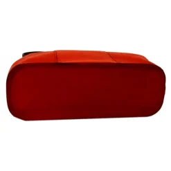 Hermès Vintage - Cabag Elan Canvas Satchel - Red Black - Canvas Bag - Avvenice