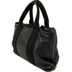 Hermès Vintage - Caravan Horizontal PM - Black - Leather Handbag - Avvenice