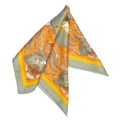 Hermès Vintage - Cheval Turc Silk Scarf - Orange Multi - Silk Foulard - Luxury High Quality - Avvenice