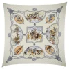 Hermès Vintage - Chevaux De Moghols Silk Scarf - White Ivory Multi - Silk Foulard - Luxury High Quality - Avvenice