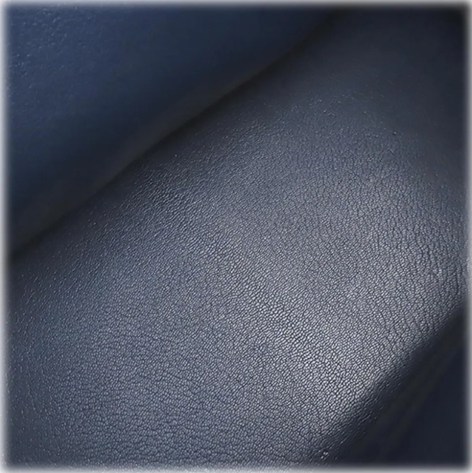 Hermès Vintage - Clemence Birkin 35 - Blue Gold - Leather Handbag - Avvenice