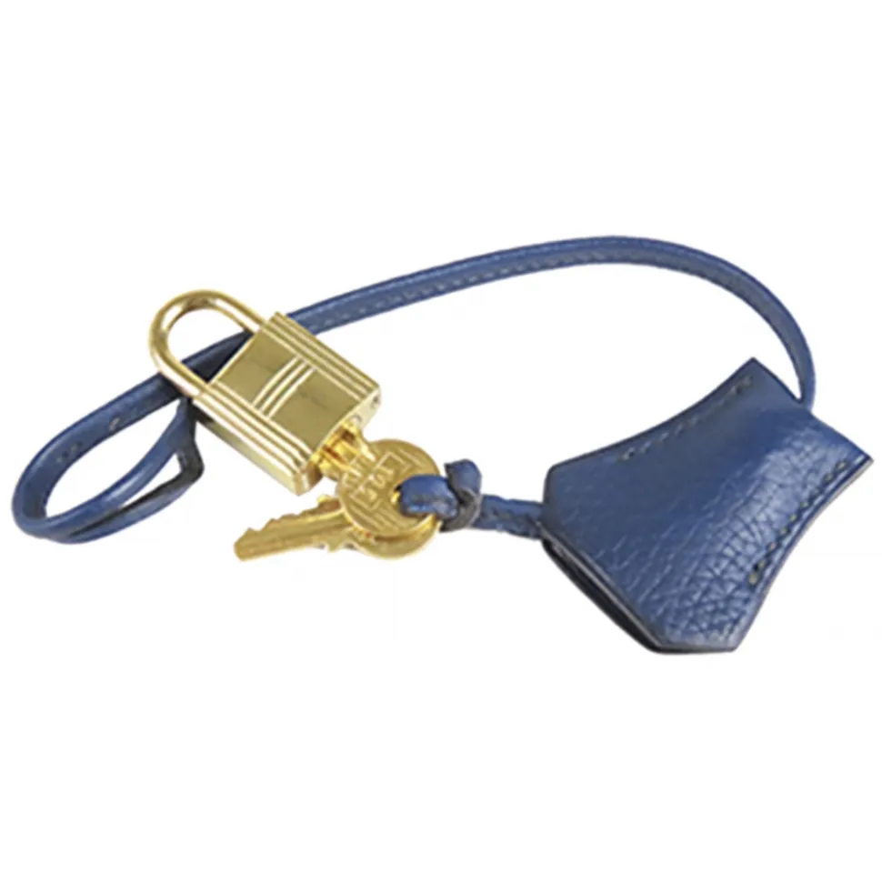 Hermès Vintage - Clemence Birkin 35 - Blue Gold - Leather Handbag - Avvenice