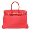 Hermès Vintage - Clemence Birkin 35 Bag - Pink - Leather and Calf Handbag - Luxury High Quality - Avvenice