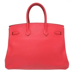Hermès Vintage - Clemence Birkin 35 Bag - Pink - Leather and Calf Handbag - Luxury High Quality - Avvenice