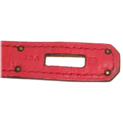 Hermès Vintage - Clemence Birkin 35 Bag - Pink - Leather and Calf Handbag - Luxury High Quality - Avvenice