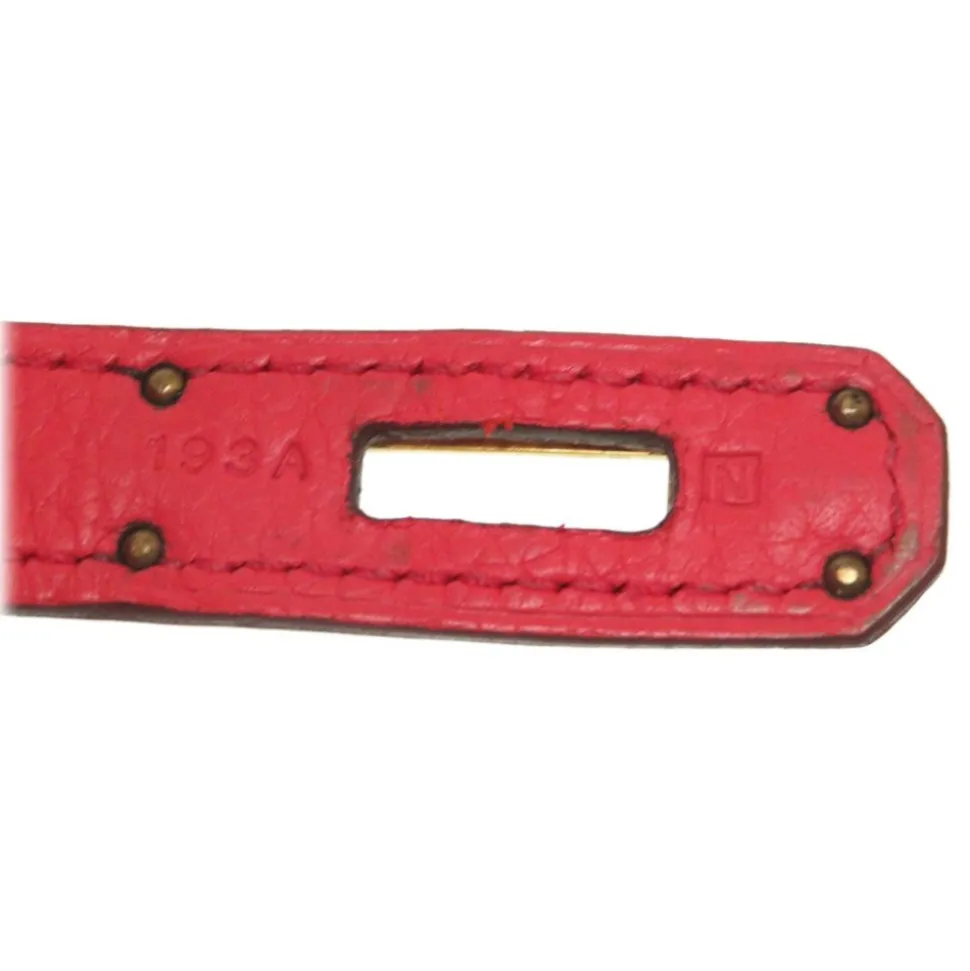 Hermès Vintage - Clemence Birkin 35 Bag - Pink - Leather and Calf Handbag - Luxury High Quality - Avvenice