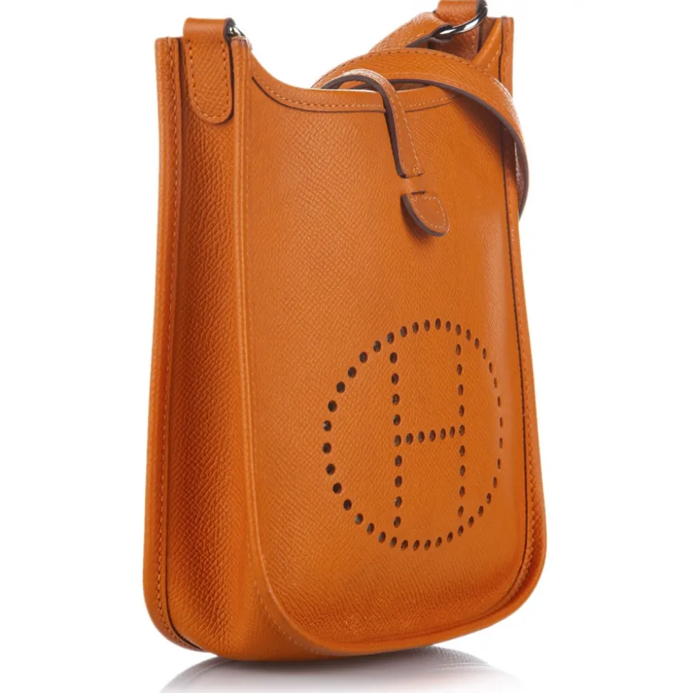 Hermès Vintage - Clemence Evelyne I TPM - Orange - Leather Handbag - Avvenice