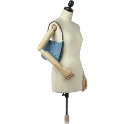 Hermès Vintage - Clemence Evelyne I TPM - Blue Marine - Leather Handbag - Avvenice