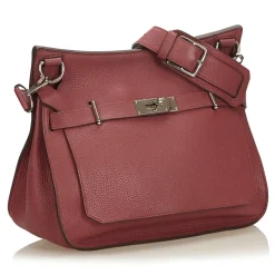 Hermès Vintage - Clemence Jypsiere 34 Bag - Pink - Leather and Calf Handbag - Luxury High Quality - Avvenice