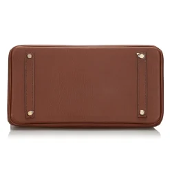 Hermès Vintage - Clemence Terre Birkin 35 Bag - Brown - Leather and Calf Handbag - Luxury High Quality - Avvenice
