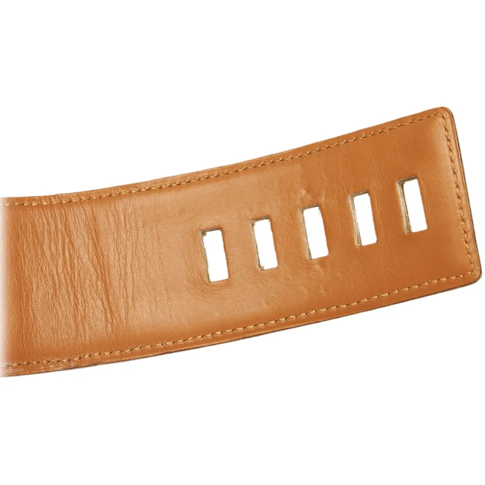 Hermès Vintage - Collier de Chien Belt - Red Gold - Leather Belt - Avvenice