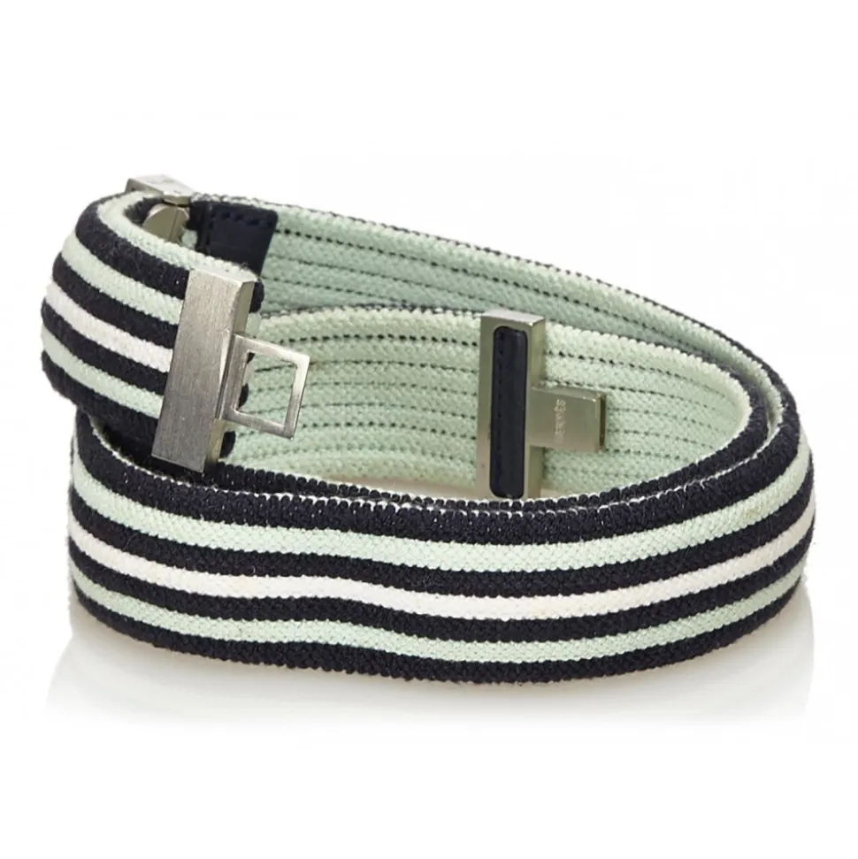 Hermès Vintage - Cotton Belt - Blue Navy White - Cotton Belt - Luxury High Quality - Avvenice