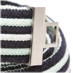 Hermès Vintage - Cotton Belt - Blue Navy White - Cotton Belt - Luxury High Quality - Avvenice