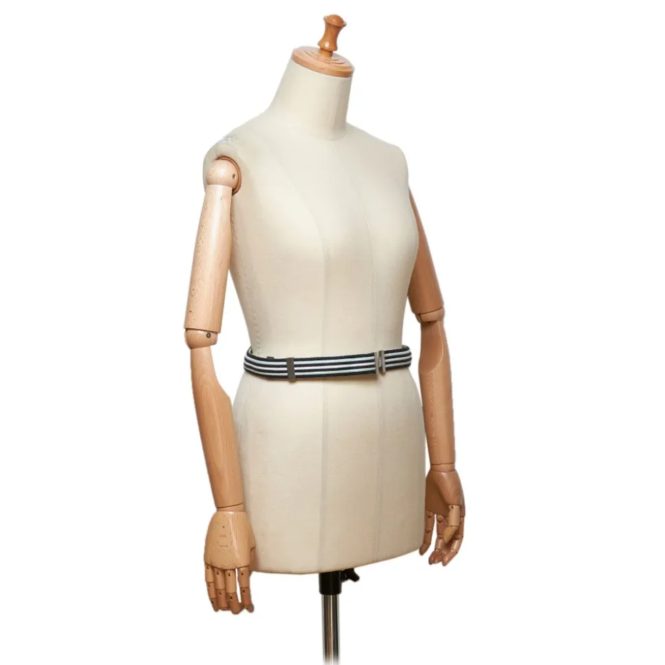 Hermès Vintage - Cotton Belt - Blue Navy White - Cotton Belt - Luxury High Quality - Avvenice