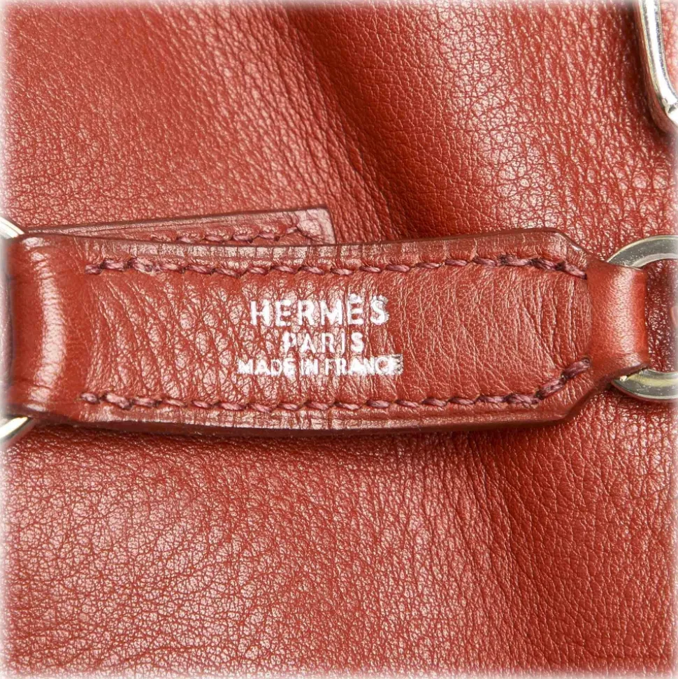 Hermès Vintage - Courchevel Trim II 31 - Brown - Leather Handbag - Avvenice