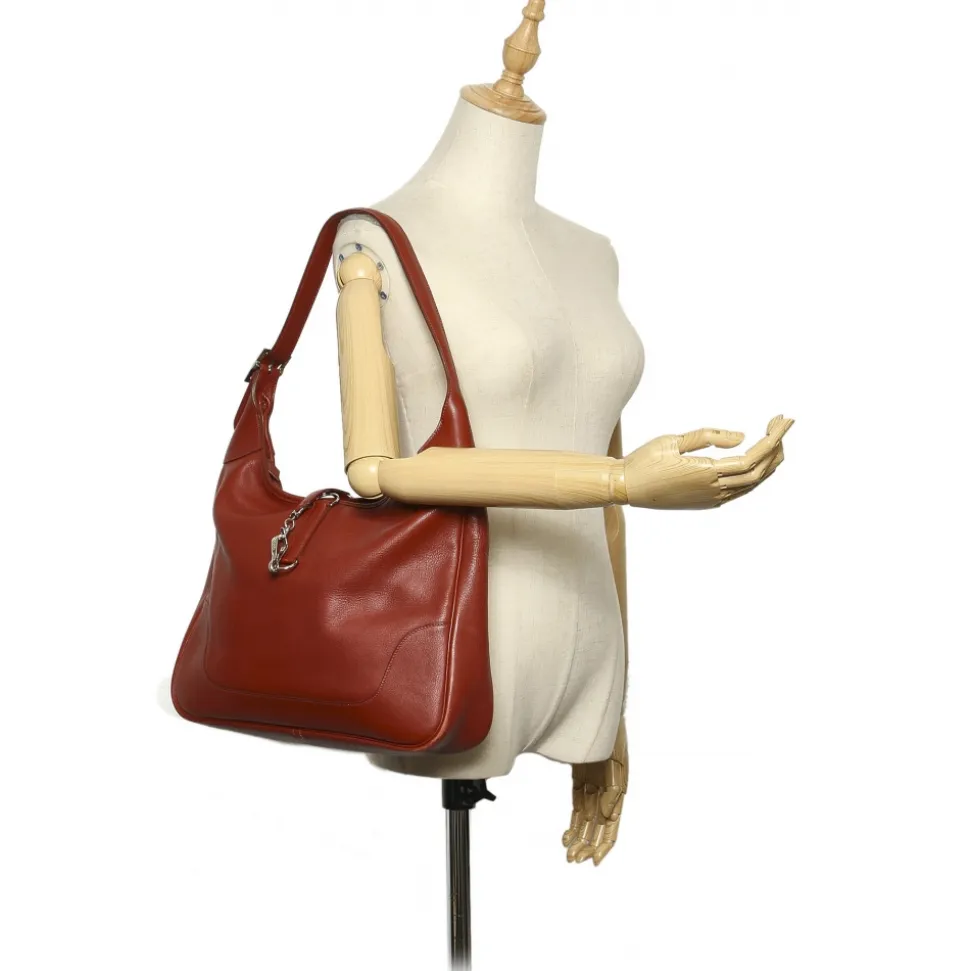 Hermès Vintage - Courchevel Trim II 31 - Brown - Leather Handbag - Avvenice