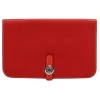 Hermès Vintage - Dogon Leather Long Wallet - Red - Leather Wallet - Avvenice