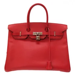 Hermès Vintage - Epsom Birkin 35 Bag - Red - Leather and Calf Handbag - Luxury High Quality - Avvenice