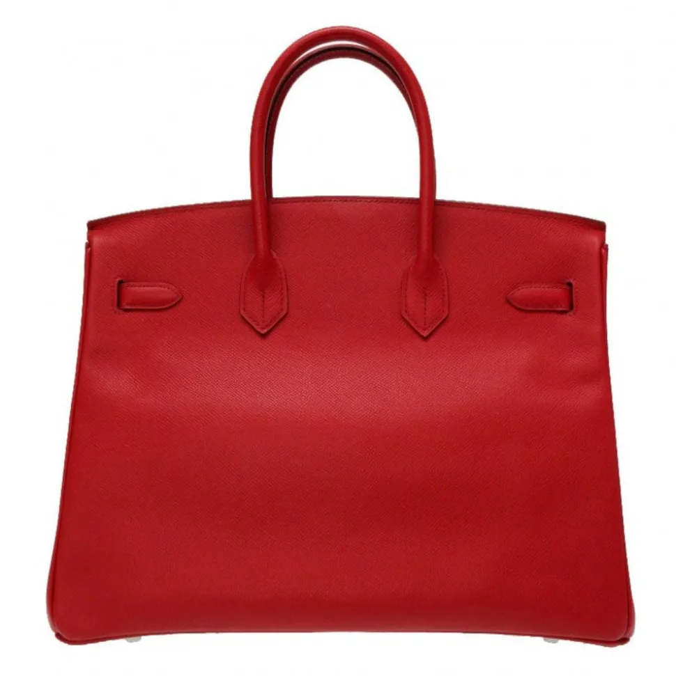 Hermès Vintage - Epsom Birkin 35 Bag - Red - Leather and Calf Handbag - Luxury High Quality - Avvenice
