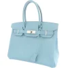 Hermès Vintage - Epsom Birkin 30 - Light Blue - Leather Handbag - Avvenice
