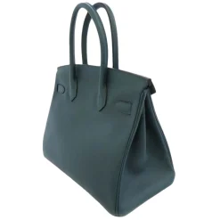 Hermès Vintage - Epsom Birkin 30 - Blue - Leather Handbag - Avvenice