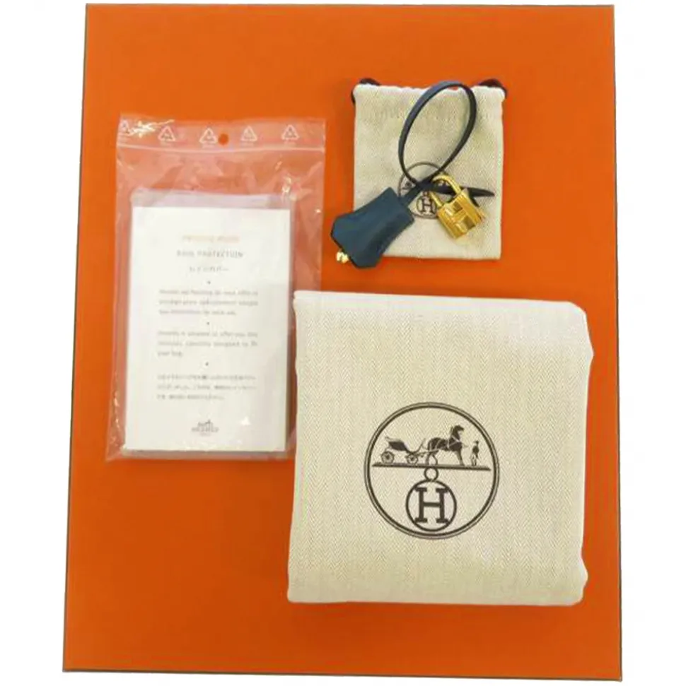 Hermès Vintage - Epsom Birkin 30 - Blue - Leather Handbag - Avvenice