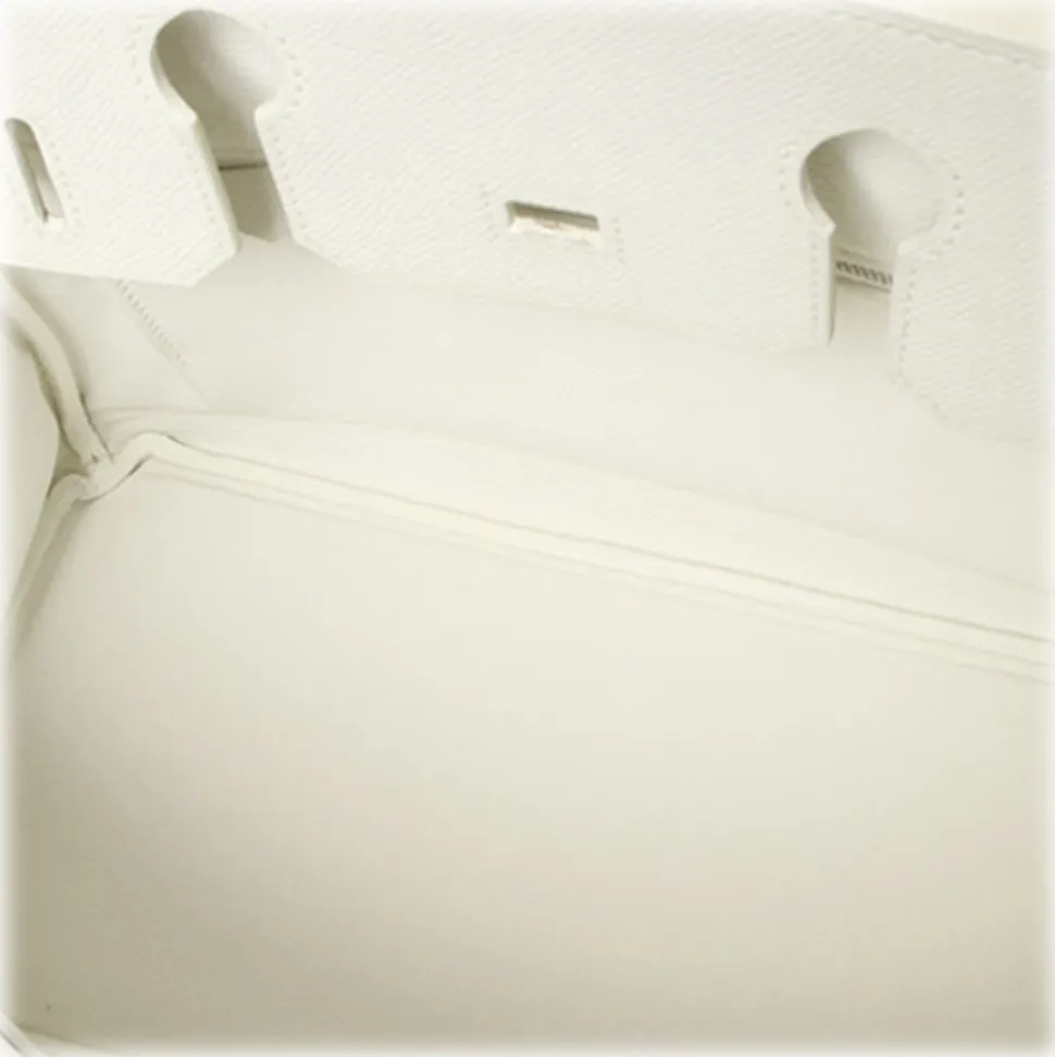 Hermès Vintage - Epsom Birkin 30 - White Ivory - Leather Handbag - Avvenice