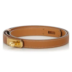 Hermès Vintage - Epsom Kelly Belt - Brown Gold - Leather Belt - Luxury High Quality - Avvenice