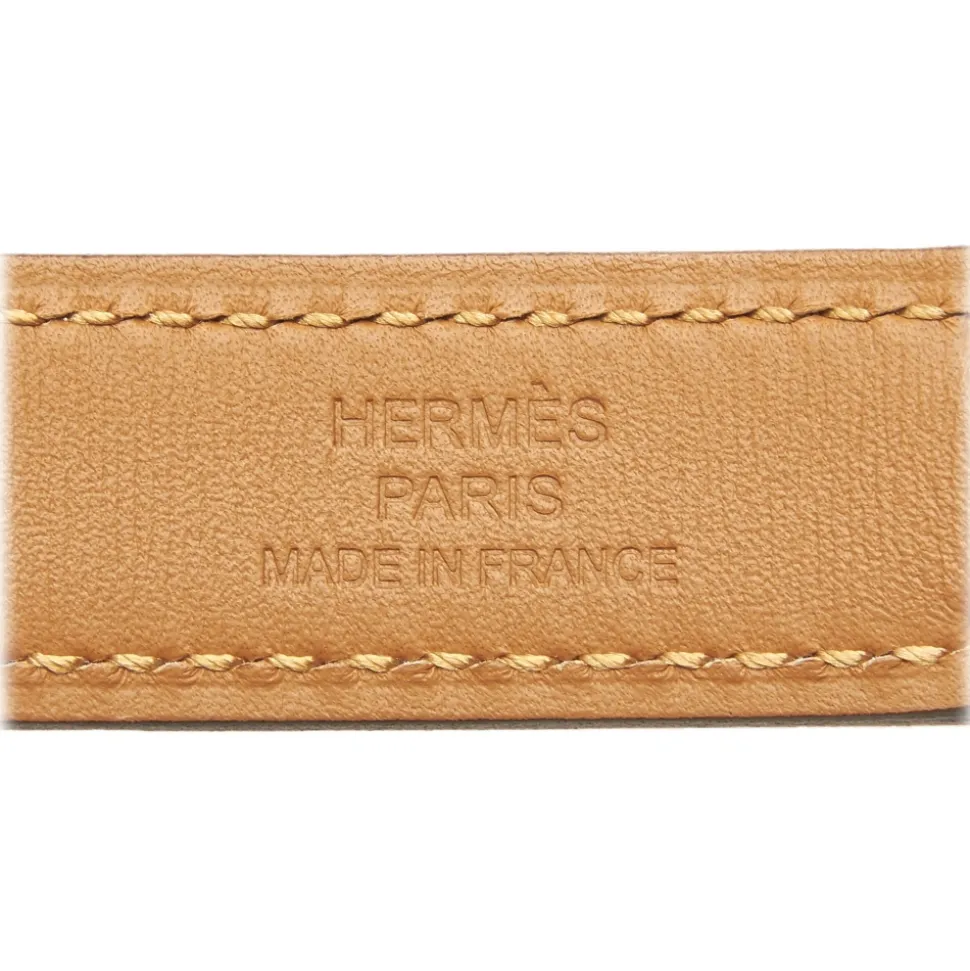 Hermès Vintage - Epsom Kelly Belt - Brown Gold - Leather Belt - Luxury High Quality - Avvenice