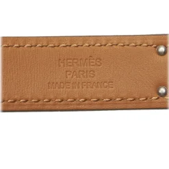 Hermès Vintage - Epsom Kelly Belt - Black Silver - Leather Belt - Luxury High Quality - Avvenice
