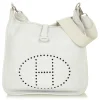 Hermès Vintage - Evelyne I GM - White - Leather Handbag - Avvenice
