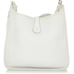 Hermès Vintage - Evelyne I GM - White - Leather Handbag - Avvenice
