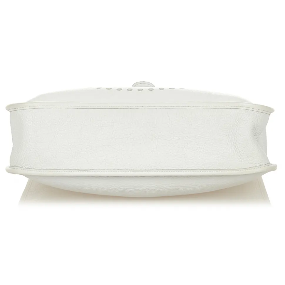 Hermès Vintage - Evelyne I GM - White - Leather Handbag - Avvenice