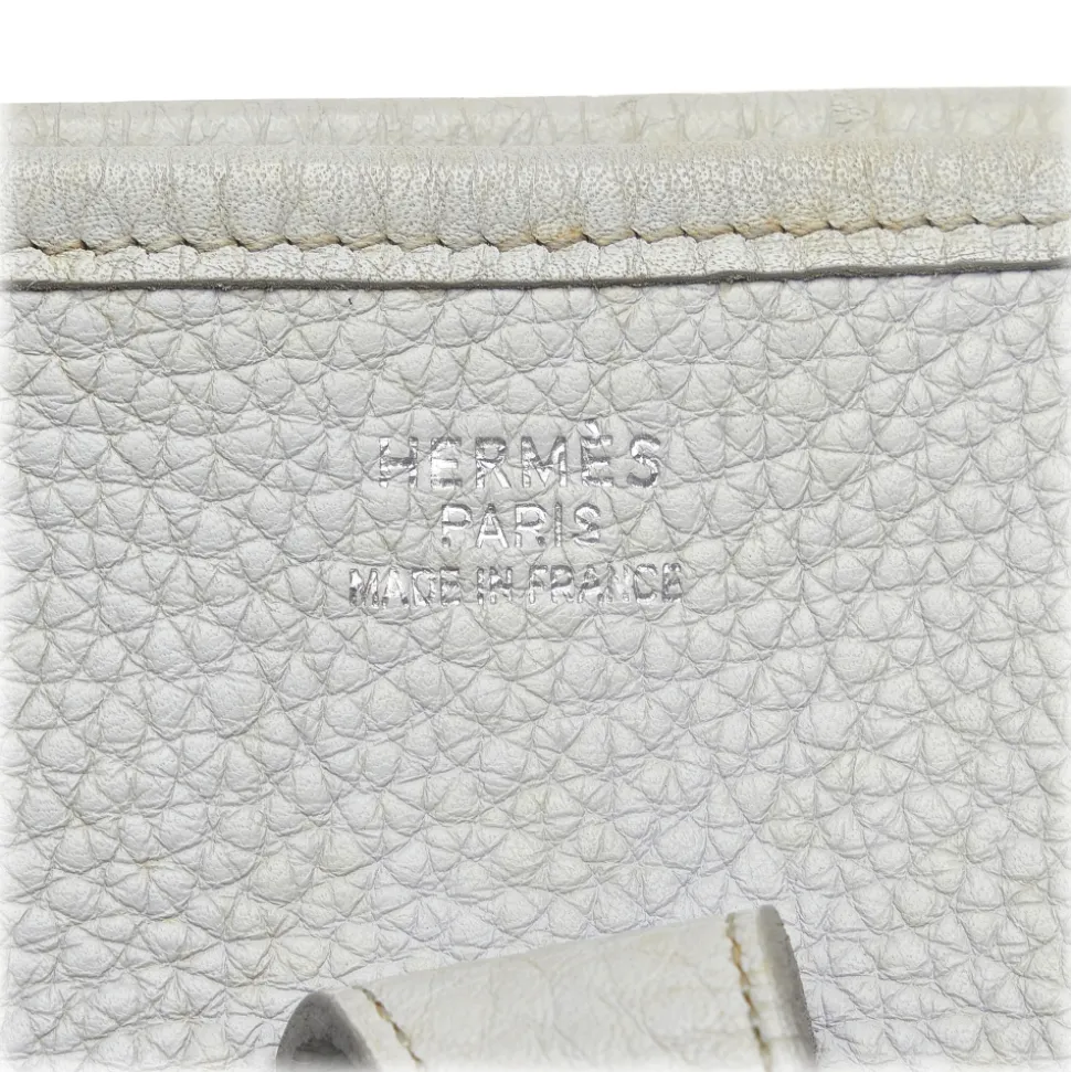 Hermès Vintage - Evelyne I GM - White - Leather Handbag - Avvenice
