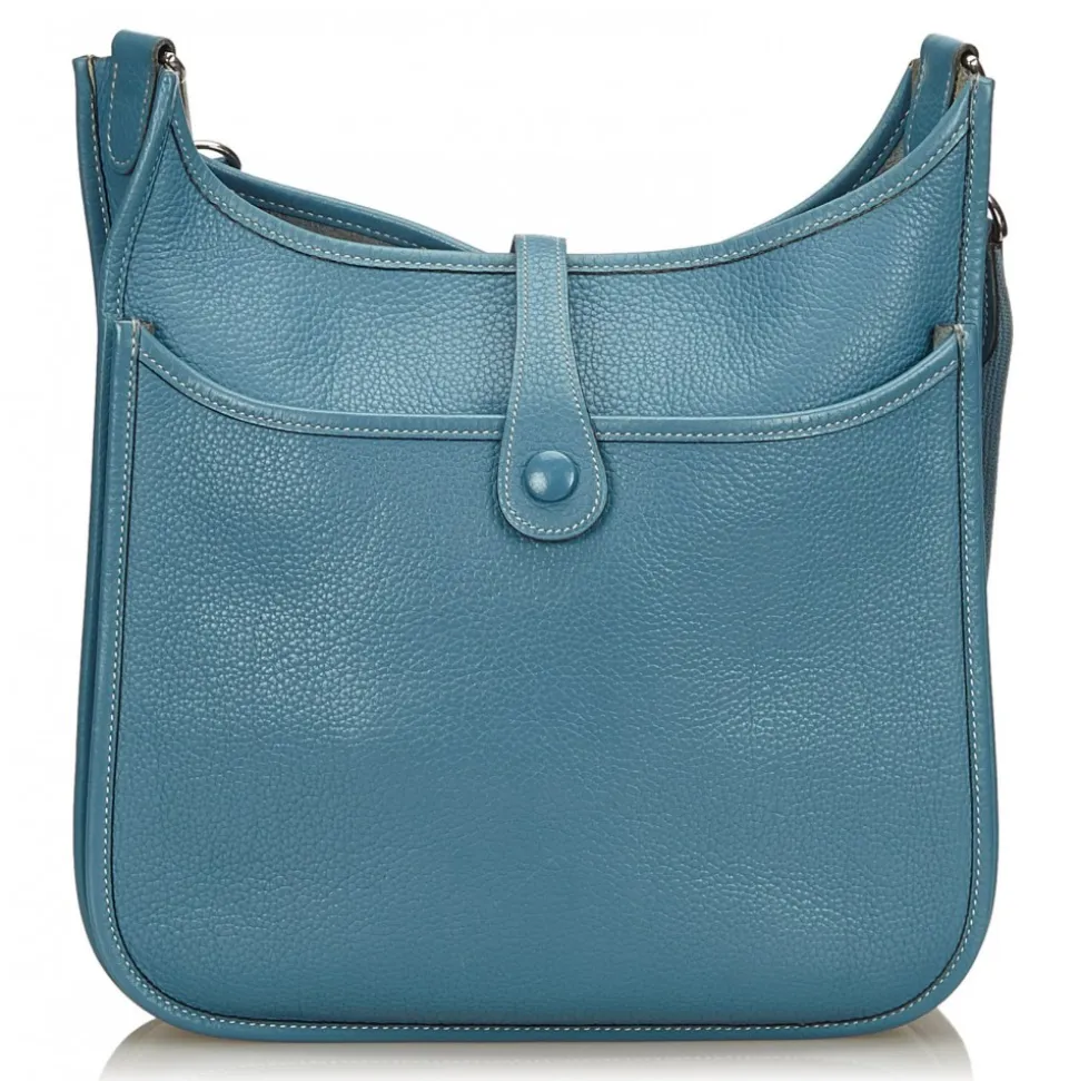 Hermès Vintage - Evelyne II PM Bag - Blue - Leather Handbag - Luxury High Quality - Avvenice