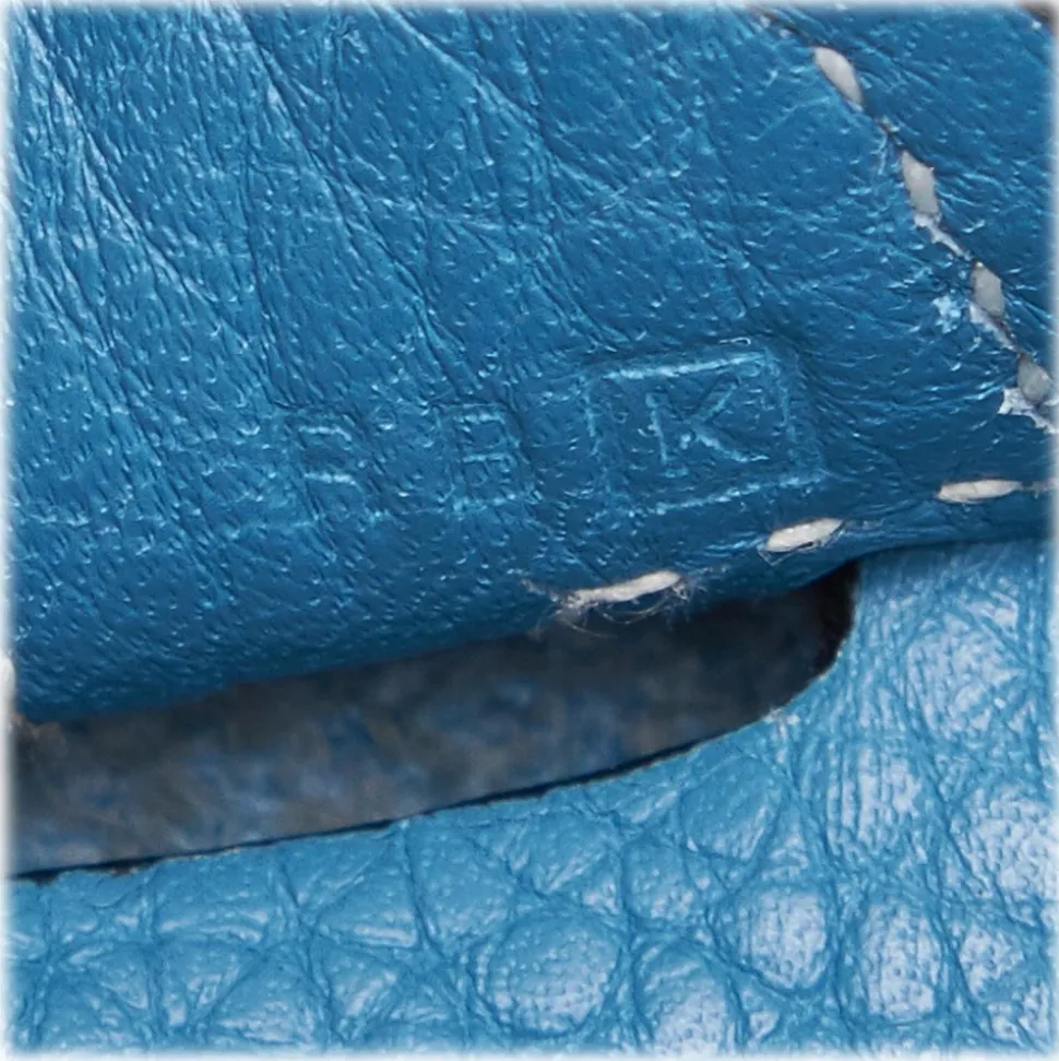 Hermès Vintage - Evelyne II PM Bag - Blue - Leather Handbag - Luxury High Quality - Avvenice