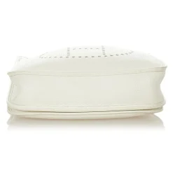 Hermès Vintage - Evelyne PM - White - Leather Handbag - Avvenice
