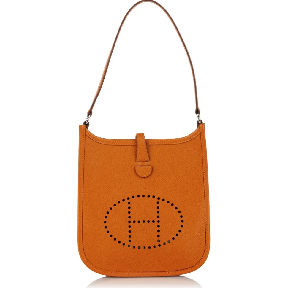 Hermès Vintage - Evelyne TPM - Orange - Leather Handbag - Avvenice