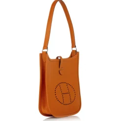 Hermès Vintage - Evelyne TPM - Orange - Leather Handbag - Avvenice