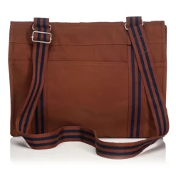 Hermès Vintage - Fourre Tout Besace MM Bag - Brown - Canvas Bag - Luxury High Quality - Avvenice