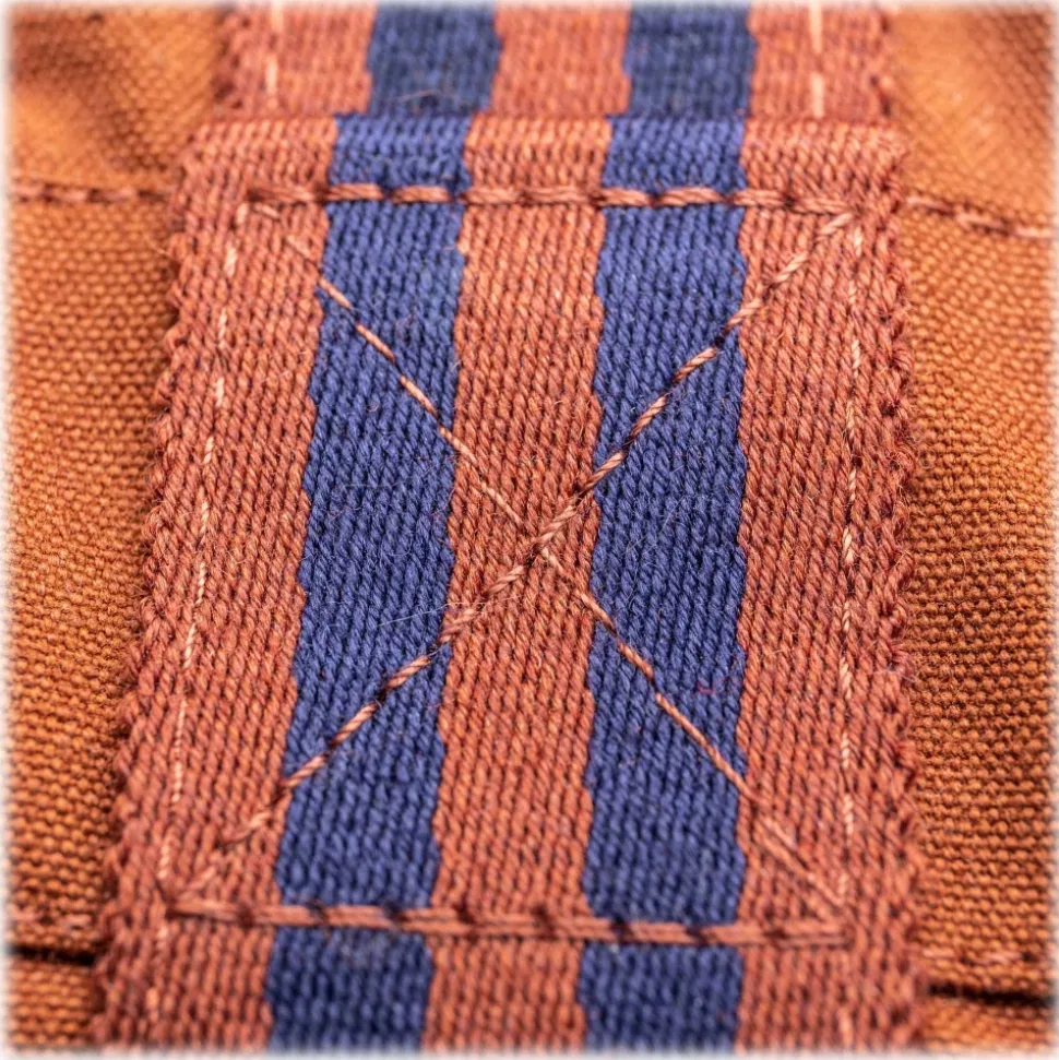 Hermès Vintage - Fourre Tout Besace MM Bag - Brown - Canvas Bag - Luxury High Quality - Avvenice