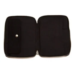 Hermès Vintage - Fourre Tout PM Wallet - Black Grey - Canvas Wallet - Luxury High Quality - Avvenice