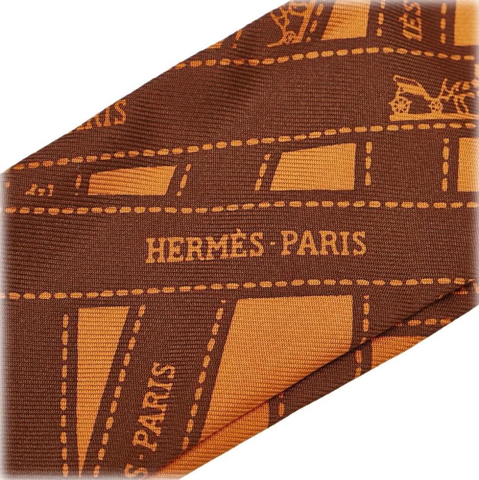 Hermès Vintage - Garden Party TPM - Dark Brown - Leather Handbag - Avvenice