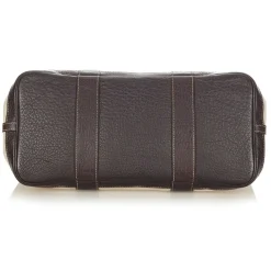 Hermès Vintage - Garden Party PM - Dark Brown Beige - Leather Handbag - Avvenice